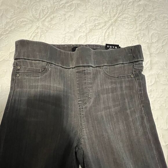 Liverpool the skinny pull-on washed black stretch high rise jeans size 6/28 - Picture 7 of 10